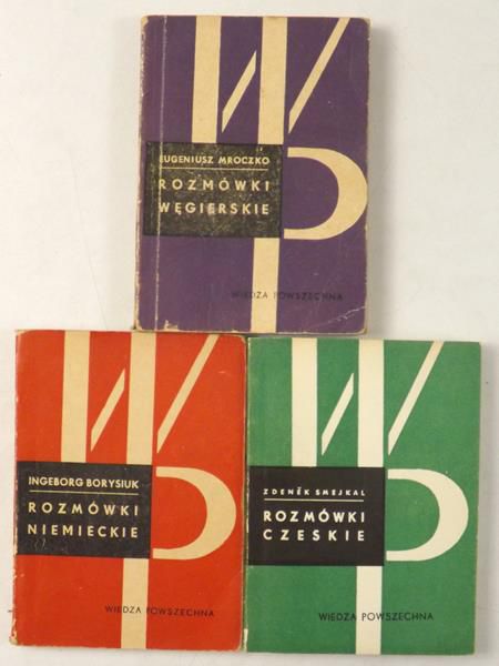 Rozmówki węgierskie  Rozmówki niemieckie  Rozmówki czeskie