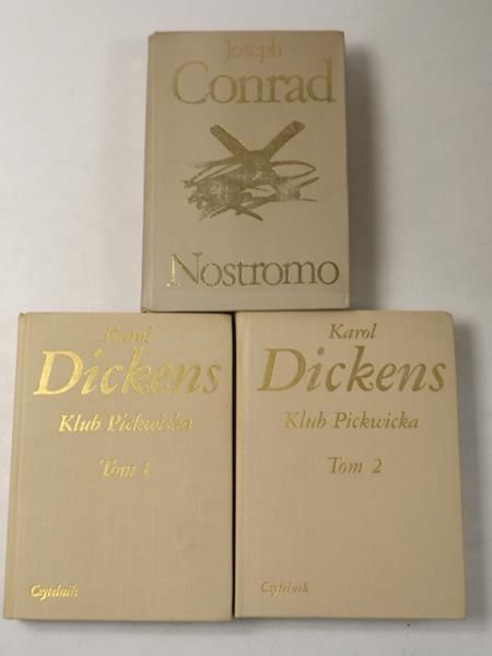 Conrad Joseph,   - Nostromo / Klub Pickwicka, tom I-II