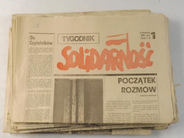 Tygodnik Solidarność, rocznik 1981, 37 numerów