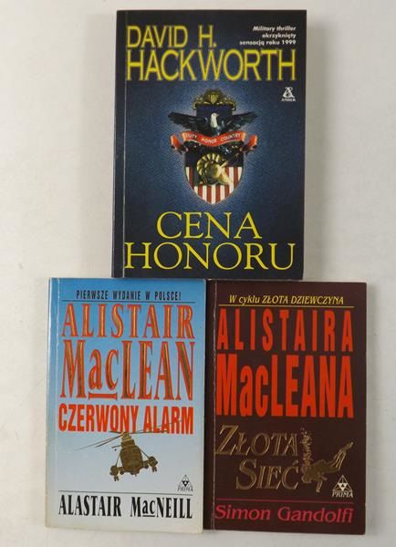 Cena honoru  Czerwony alarm  Złota sieć