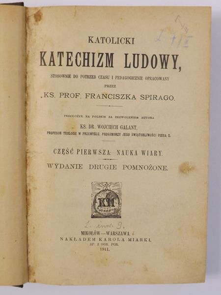 Katolicki katechizm ludowy, 1911 r.