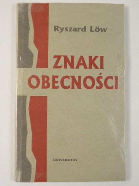 Low Ryszard - Znaki obecności