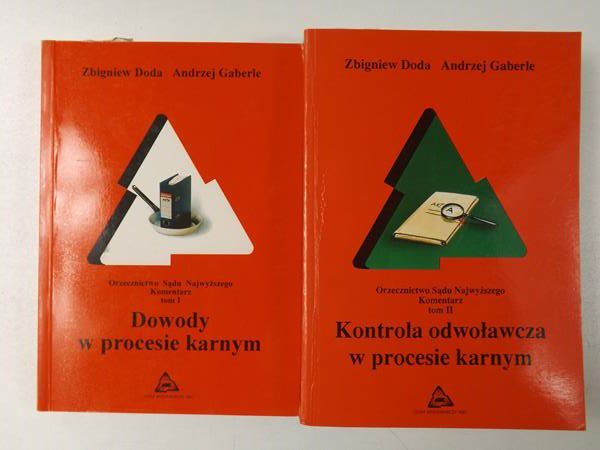 Doda Zbigniew - Dowody w procesie karnym, Tom I-II