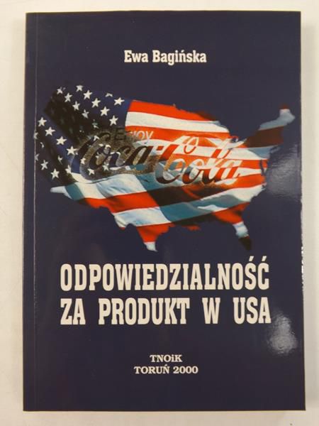 Odpowiedzialność za produkt w USA