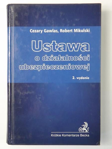 Ustawa o działalności ubezpieczeniowej