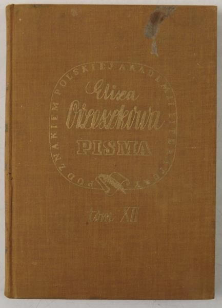 Pisma, Tom XII, 1938 r.