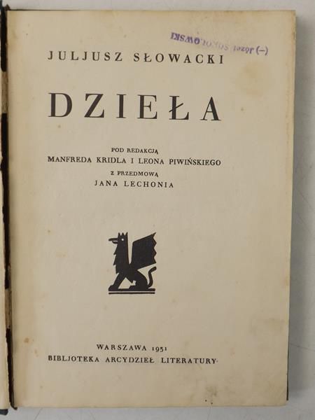 Dzieła, t. XXIII, 1931 r.