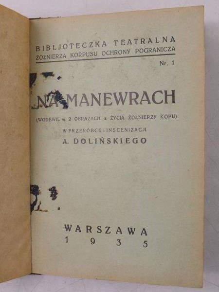 Doliński A. (opr.) - Na manewrach, 1935 r.