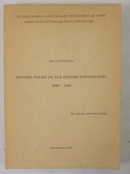 Historia Polski na tle historii powszechnej: 1939-1945