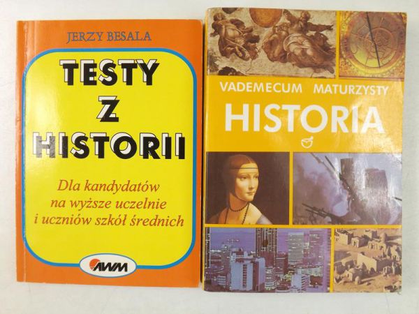 Chojnowski Andrzej (red), Besala Jerzy  - Vademecum maturzysty: Historia / Testy z historii