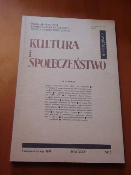 Kultura i Społeczeństwo 2/1991