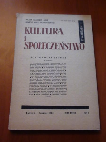 Kultura i Społeczeństwo 2/1985