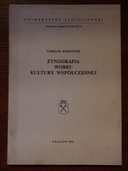 Etnografia wobec kultury współczesnej