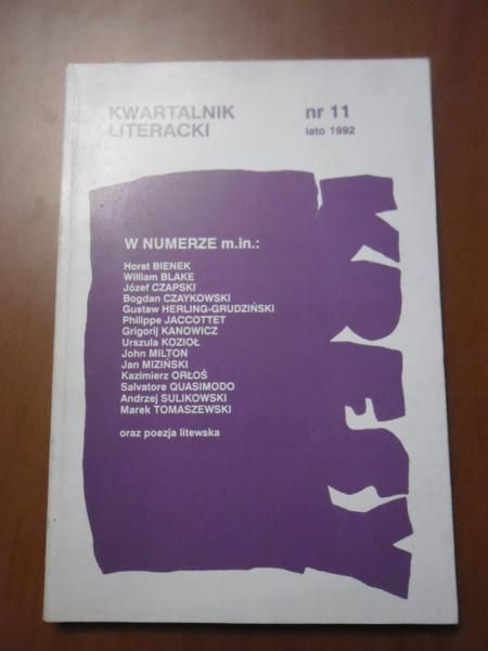 Kwartalnik literacki 11/92