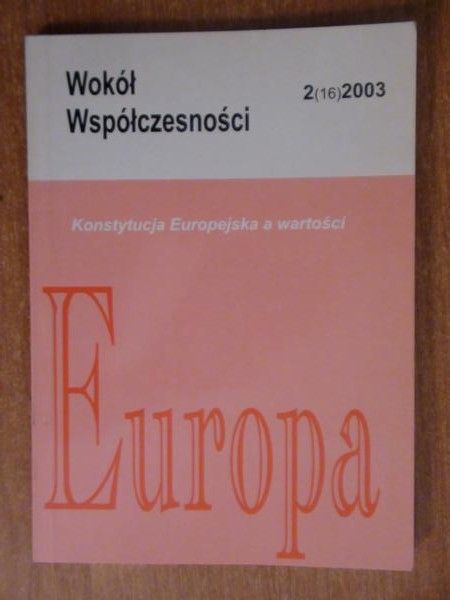 Wokół Współczesności , 2 (16), 2003