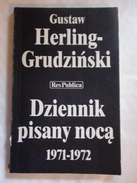 Dziennik pisany nocą, 1971-1972