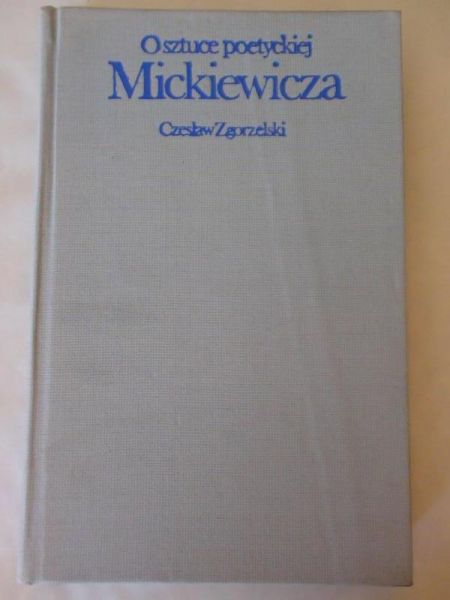 O sztuce poetyckiej Mickiewicza