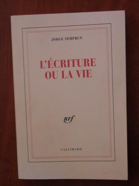 L'écriture ou la Vie