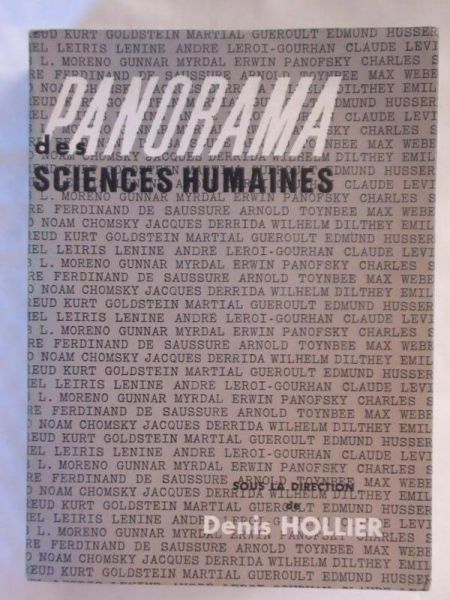 Albergoni Gianni (red.) - Panorama des sciences humaines