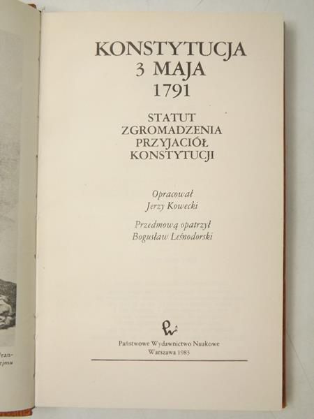 Konstytucja 3 maja 1791