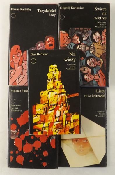 Hofmann Gert, Bulatović Miodrag, Piovene Guido, Kanowicz Grigorij,   - Współczesna Proza Światowa: Zestaw 5 książek