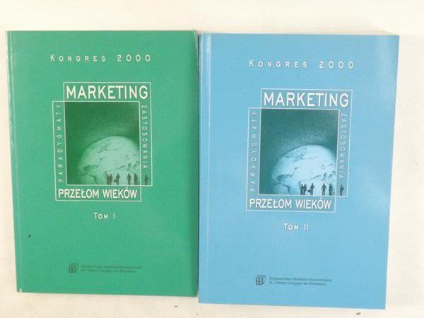 Mazurek-Łopacińska Krystyna, Styś Aniela (red.) - Marketing. Przełom wieków. Pradygmaty zastosowania.  Tom I i II