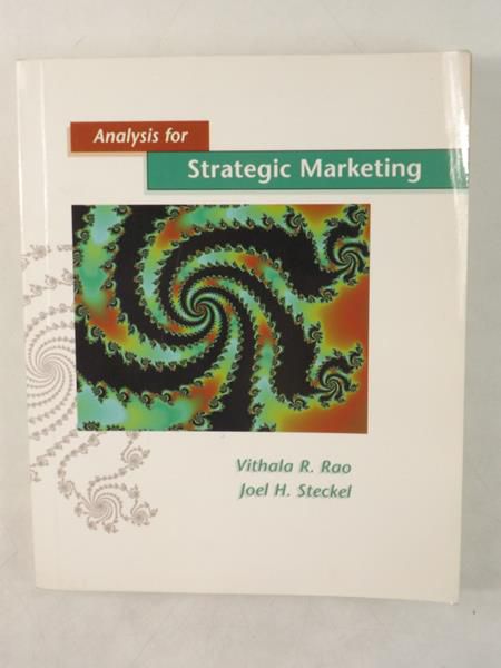 Analysis for Strategic Marketing