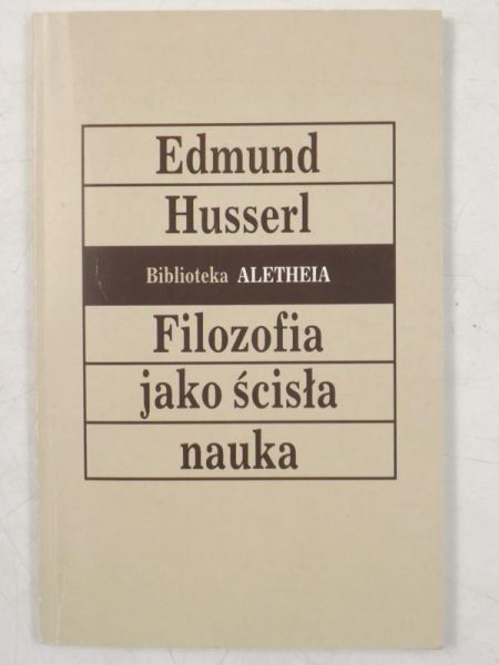 Filozofia jako ścisła nauka