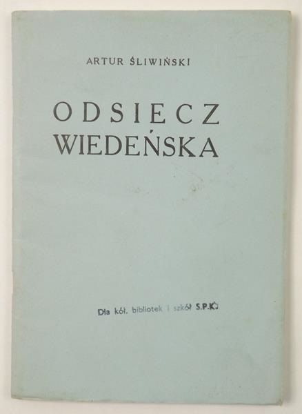 Odsiecz wiedeńska, 1933 r.