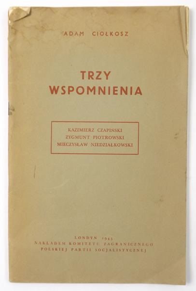 Trzy wspomnienia, 1945 rok