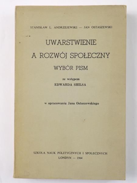 Ostaszewski Jan,    - Uwarstwienie a rozwój społeczny