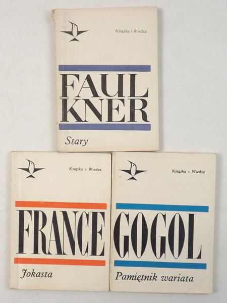 Faulkner, France ,  - Stary / Jokasta / Pamiętnik wariata