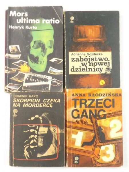 Kurta Henryk, Gozdecka Adrianna, Kłodzińska Anna,   - Mors ultima ratio / Zabójstwo w nowej dzielnicy/ Trzeci gang/Skorpion czeka na morderce
