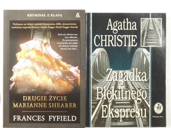 Fyfield Frances / Christine Agatha / Drugie życie Marianne Shearer /  Zagadka błękitnego ekspresu