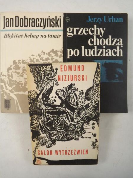 Dobraczyński Jan, Urban Jerzy - Salon wytrzeźwień / Błękitne hełmy na tamie / Grzechy chodzą po ludziach