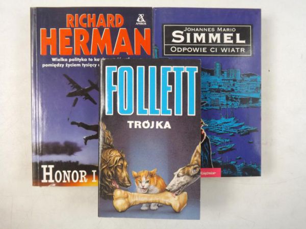 Simmel Johannes Mario,  , Follett Ken - Odpowie Ci wiatr / Honor i służba / Trójka