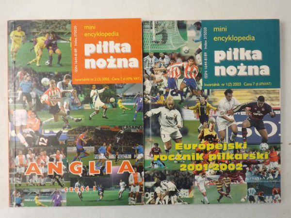 Piłka nożna: Europejski rocznik piłkarski 2001-2002 / Piłka nożna: Anglia, cz. I