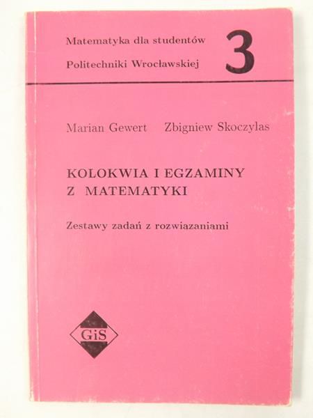 Kolokwia i egzaminy z matematyki