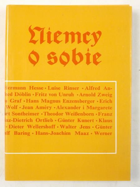 Karolak Czesław (red.) - Niemcy o sobie