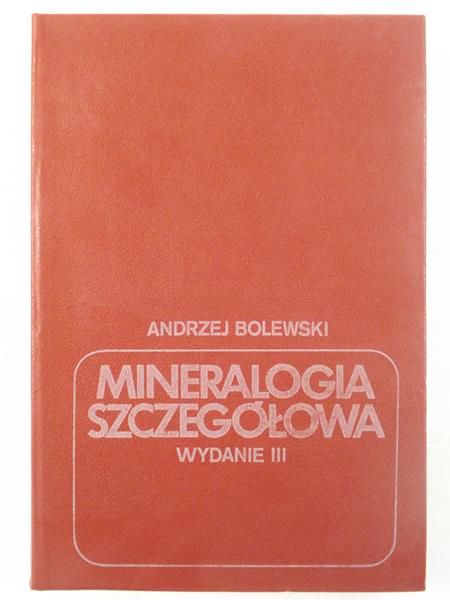 Mineralogia szczegółowa, wyd. III