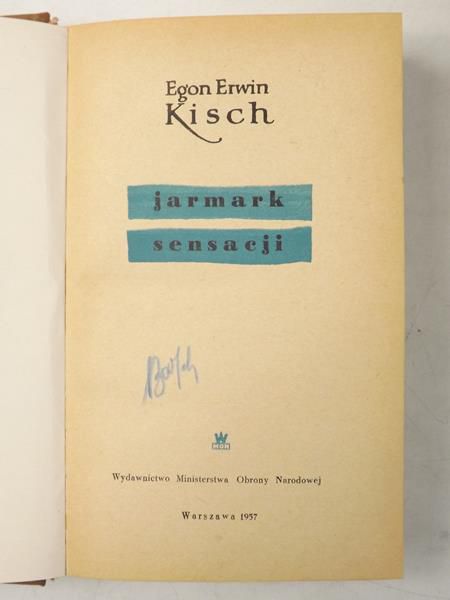 Kisch Ervin Egon - Jarmark sensacji