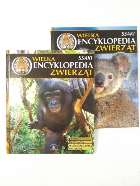 Wielka encyklopedia zwierząt: Ssaki - 2 książki