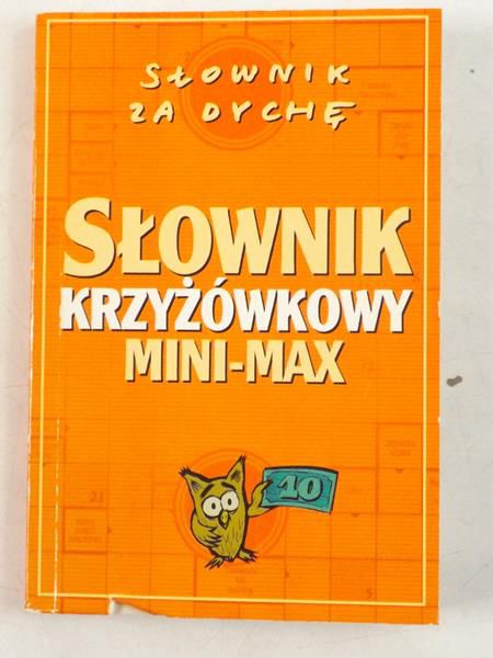 Sikorski Władysław - Słownik krzyżówkowy mini-max
