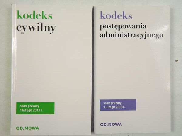 Kodeks postępowania administracyjnego  Kodeks cywiliny