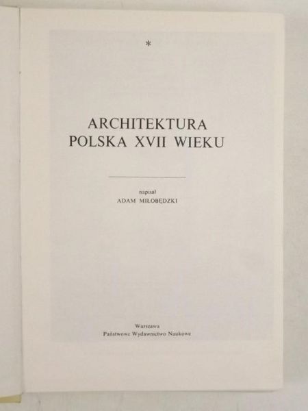 Architektura Polska XVII wieku
