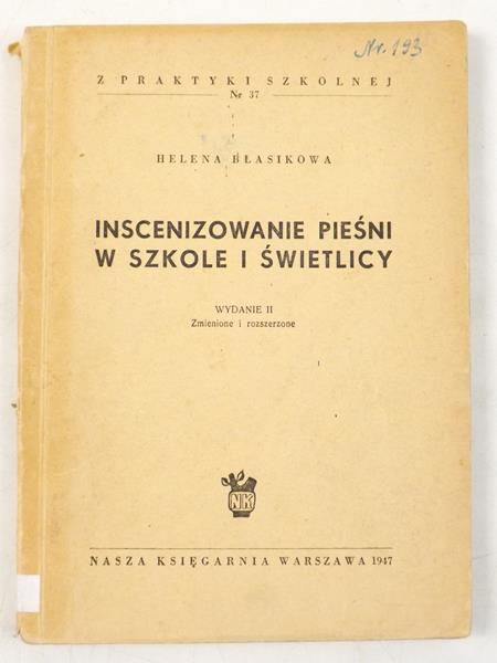 Inscenizowanie pieśni w szkole i świetlicy