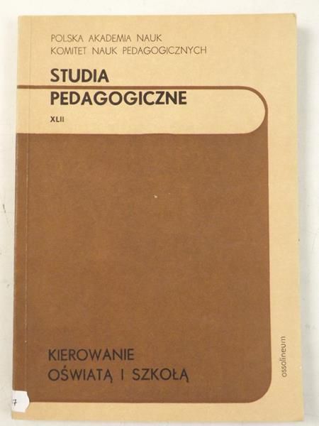 Kierowanie oświatą i szkołą