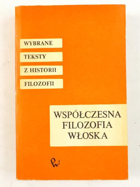 Współczesna filozofia Włoska