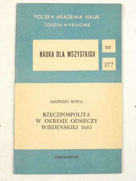 Rzeczpospolita w okresie odsieczy wiedeńskiej 1683