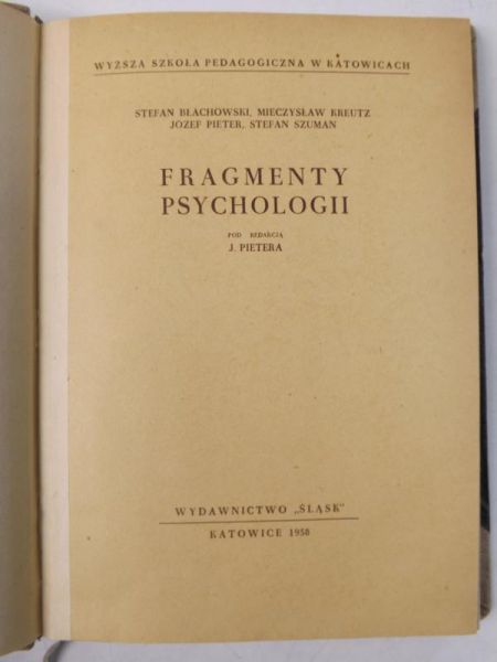 Fragmenty psychologii